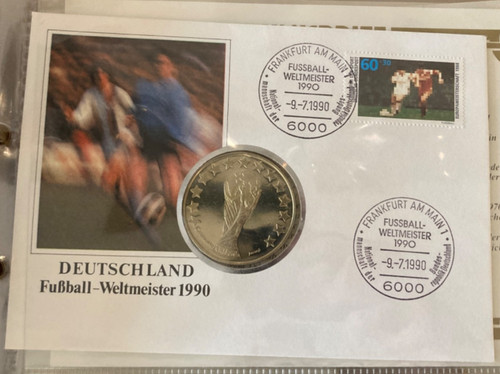Deutschland numisbrief 1990 - deutschland,
