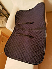 Dressurschabracke Blau mit Glitzersteinen