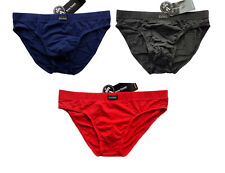 BRUNO BANANI Check line Herren SportSlip Mini Slip Micro Rio blau, schwarz, weiß