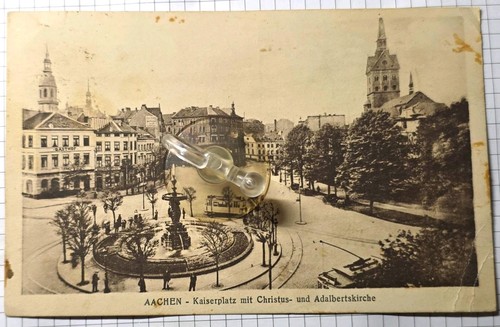 Aachen kaiserplatz - ak,