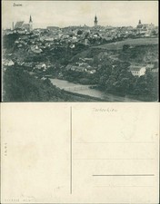 Postcard Znaim Znojmo Panorama-Ansichten mit Kirchen 1909