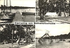 Schwielochsee Bootsliegeplatz Camping Strandpartie