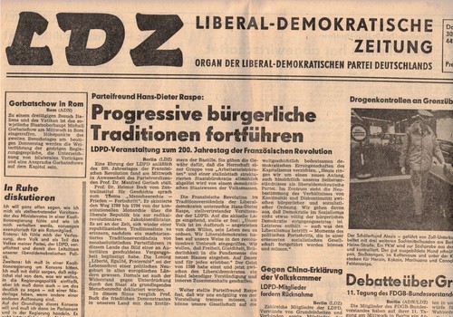 Ddr zeitung ldz halle saale - ddr,