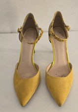 Damen High Heels Pumps Gelb