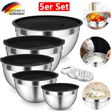 Edelstahl Schüssel-Set Deckel