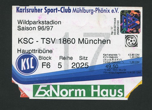 1996 karlsruher sc ksc - ---,
