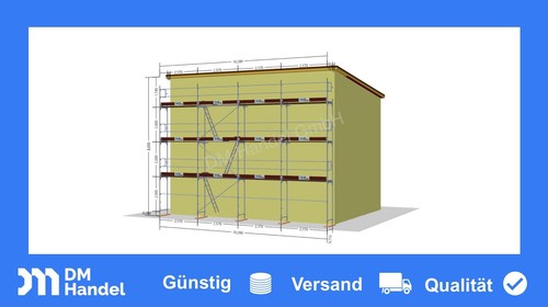 Alu gerüst 38qm - alu, 86,38qm