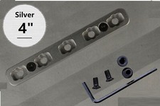 4" Silver Anodized KeyMod  to