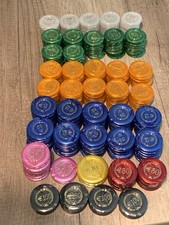 Renzo Romagnoli Perlmutt Effekt Jetons Gold Euro Prägung Casino Roulette Edel