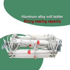 5M  Feuerleiter 2* Karabiner Strickleiter Feuerfeste Rettungsleiter Notleiter