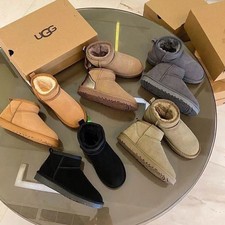 NEW Classic Ultra Mini Boot Shoes Women Chestnut Winter Warm Shoes Size Hot-