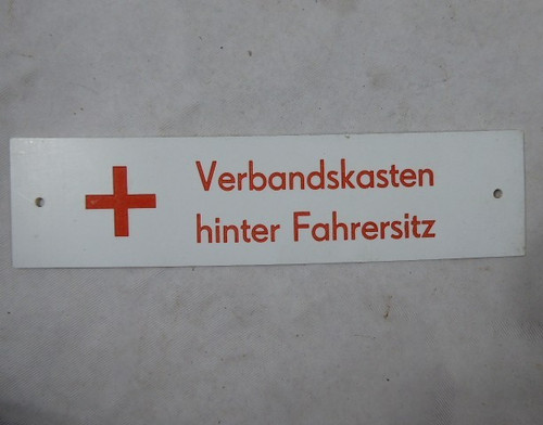 Altes schild hinweisschild ddr - altes,