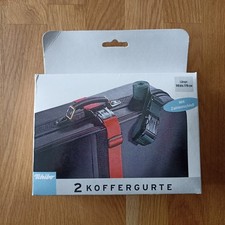 Tchibo Koffergurte Inhalt 2 Stück mit Zahlenschloss Längenverstellbar Neu in OVP