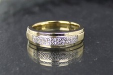 Diamantring, Juwelier CHRIST, 585er Gelbgold, 22 Diamanten