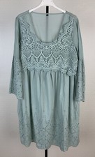 Damen Gr. L 40 Kleid Baumwolle