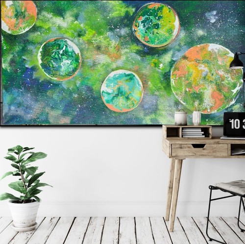 Acrylbilder handgemalt - acrylbilder,