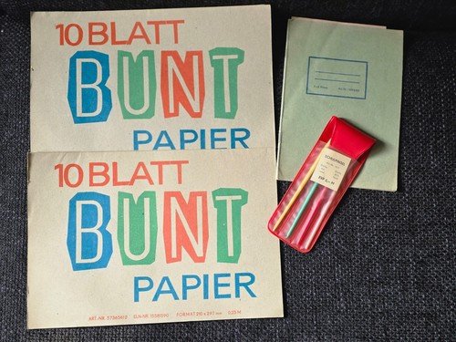 Schulset ddr buntpapier - 2x,