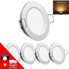 4x LED Einbau Strahler 12V Einbauleuchten Decken Leuchte Set Einbau Spot 3000K