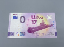 0-Euro-Schein / 0 Euro Schein - Technik Museum Sinsheim - Das U-Boot 17 - NEU