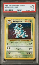 Pokemon Nidoqueen #7 / Jungle Holo Deutsch / PSA 9