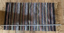 Flickenteppich Fleckerlteppich Webteppich 70x140 cm handgewebt NEU