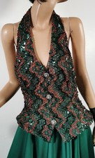 Vintage Abendkleid grün