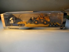 Cararama Volvo FH12 mit Schwerlast Tieflader und Volvo L150C Radlader 1/50