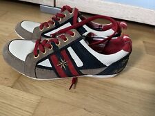 Marinepool Exklusiv Sneakers Royal Yacht Club Stickerei Gr. 38 Echt Leder Top 