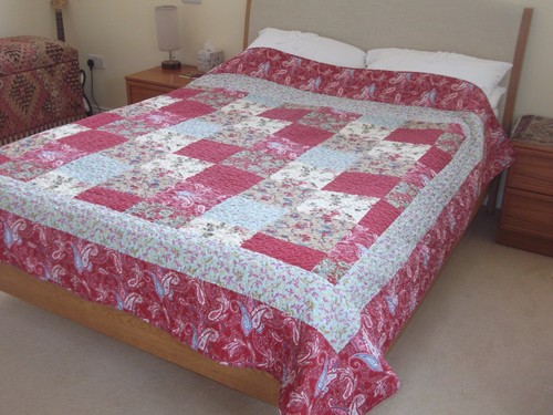 Patchwork quilt bedruckt - quilt,