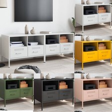 1x 2x TV-Schrank Stahl TV