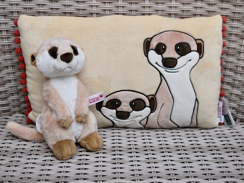 Nici pillow meerkat cuddly - pillow,