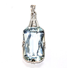 Anhänger Gold Aquamarin 16ct