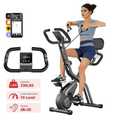 150KG Fitness Bike Fahrrad Heimtrainer Trimmrad Hometrainer Höhenverstellbare 