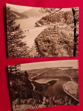 Konvolut Hohenwarte-Talsperre 1965. Zwei alte s/w-AK. Beschrieben & gelaufen.