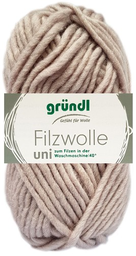 Gramm gründl filzwolle uni - gramm,