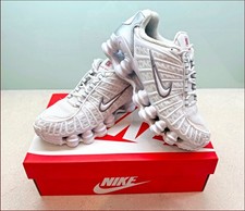 Nike Shox TL Metallic White