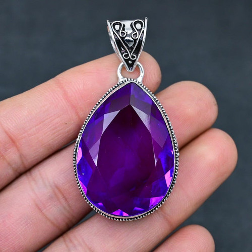 Amethyst edelstein handarbeit - edelstein,