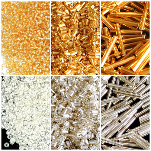Silber und gold ausgekleidet - gold,