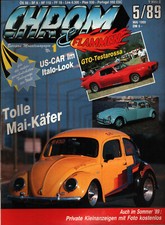 Zeitschrift Chrom & Flammen #5 von 1989 Ascona Käfer GTO Ford Coupe Volvo