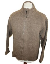 Napapijri Herren Strickjacke Wolle Patches ca. Gr 26 Kurzgröße