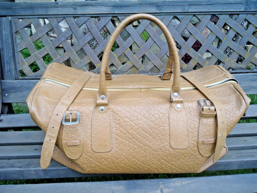 Ddr reisetasche leder braun - ddr,