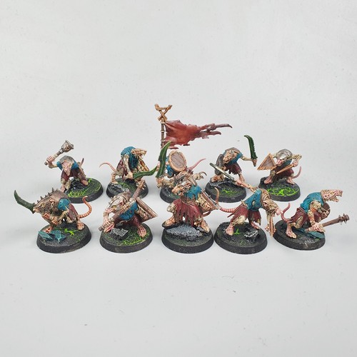 Skaven clan ratten x10 bemalt - ratten,