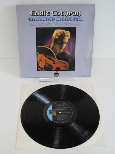 Eddie cochran cherished - lp,