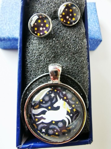 Schmuckset mit einhorn - einhorn,