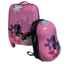 Kinder-Kofferset Kinderkoffer+Rucksack Kindertrolley Trolley Kinderrucksack