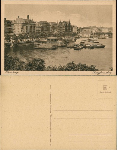 Ansichtskarte hamburg - ansichtskarte,