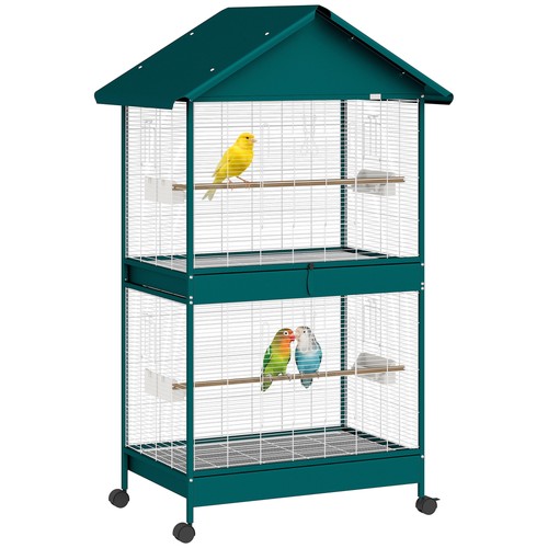 Doppel vogelvoliere mit - doppel,