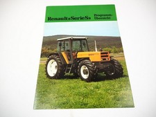 Renault 421 M - 921-4 S Traktor Prospekt Programm Technische Daten ca. 1981