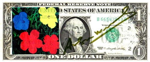 Warhol 1 dollarnote - a.,