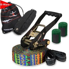 B-WARE * Slackline Set 15 m + Baumschutz und Ratschenschutz [16364]